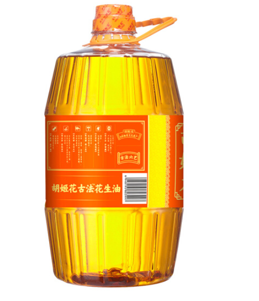 胡姬花 食用油 - 压榨一级 古法特香花生油5L(单位: 罐 规格: 5L)
