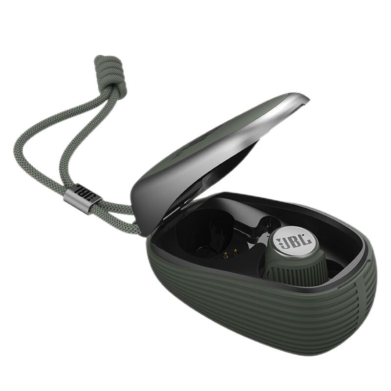 JBL(JBL) 耳机/耳麦 X600TWS 蓝牙耳机 真无线耳机 无线运动耳机 防水防汗 森木绿 (单位: 副 规格: 一副装)